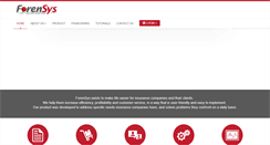 Desktop Screenshot of forensys.com