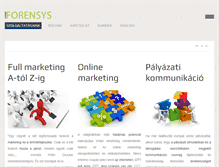 Tablet Screenshot of forensys.hu